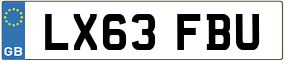 Truck License Plate